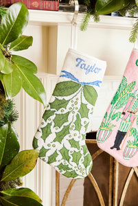 DECK THE HALLS BAUBLE STOCKING