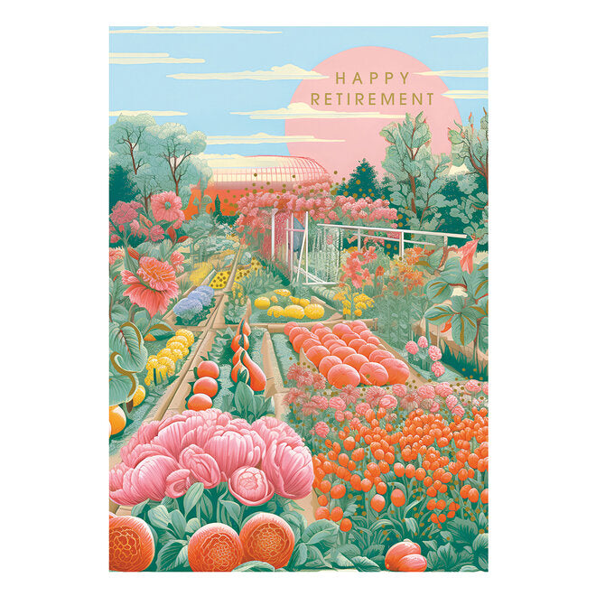 Garden Shed - Retirement Greeting Card