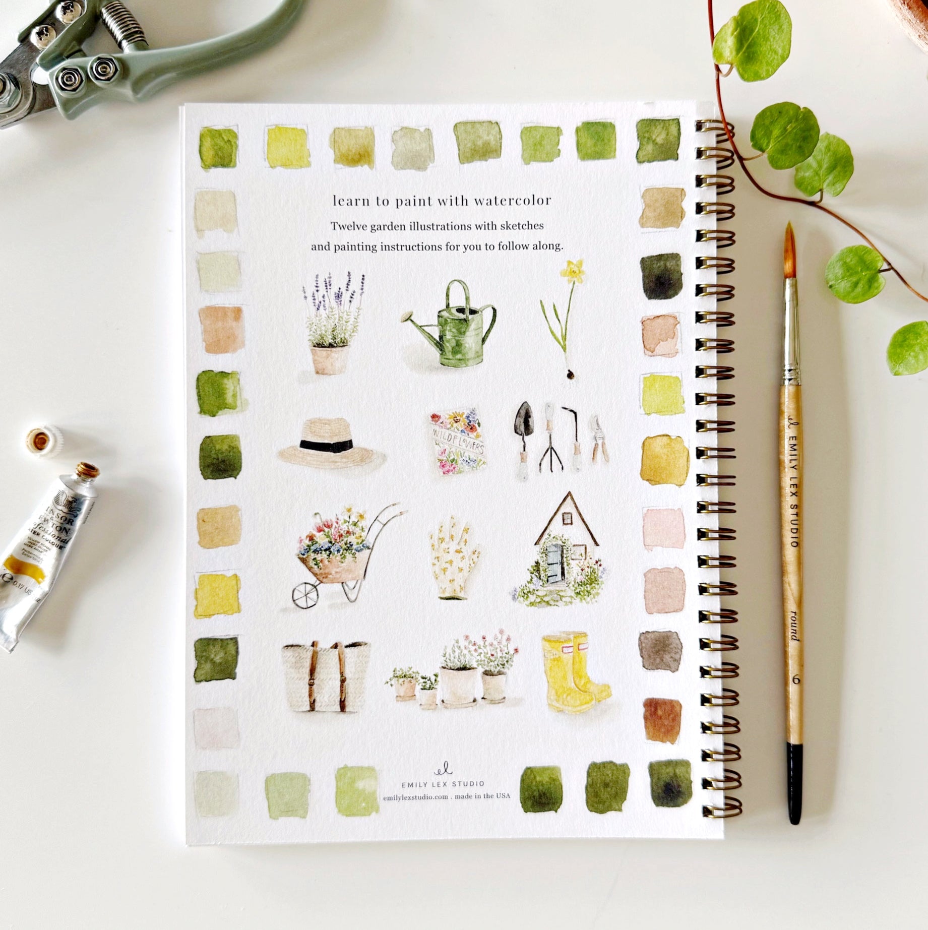 GARDEN WATERCOLOR WORKBOOK