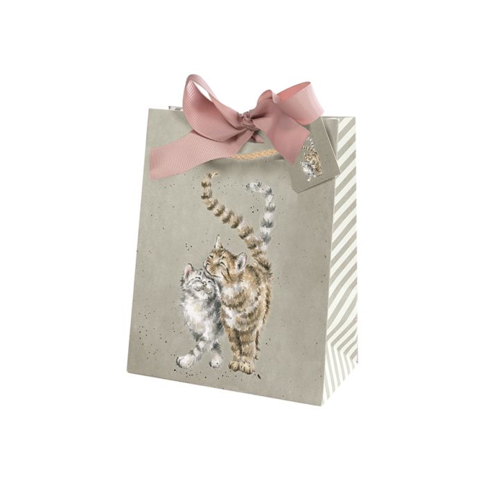 MEDIUM GIFT BAG-CAT FELINE GOOD