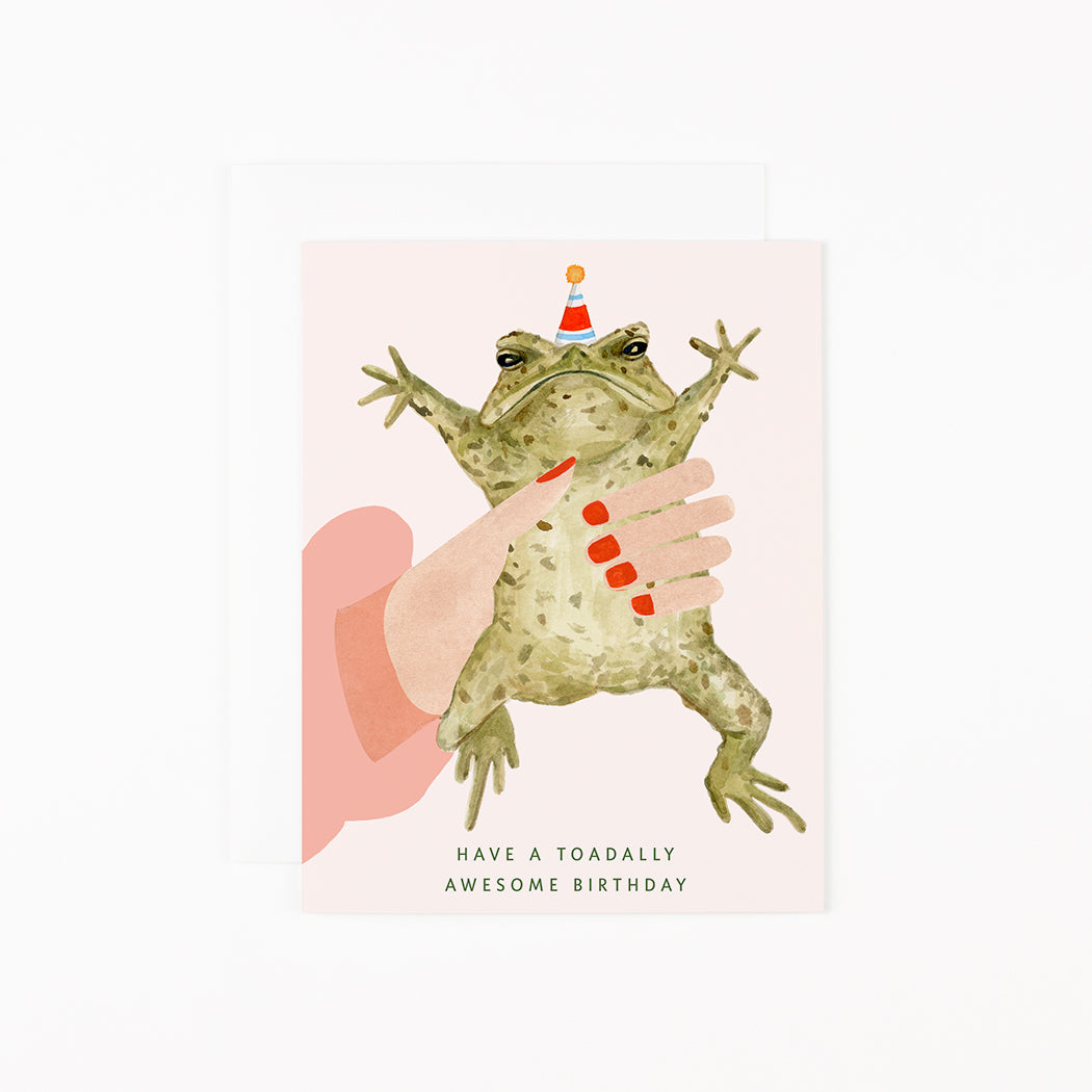 TOADALLY AWESOME BIRTHDAY CARD