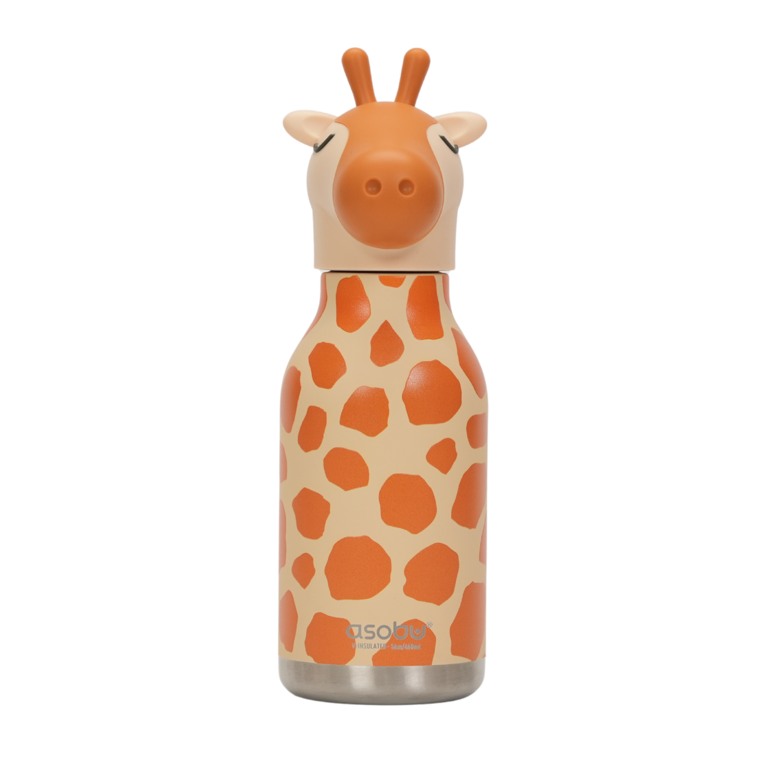 Ceramic-Lined Water Bottle - Giraffe
