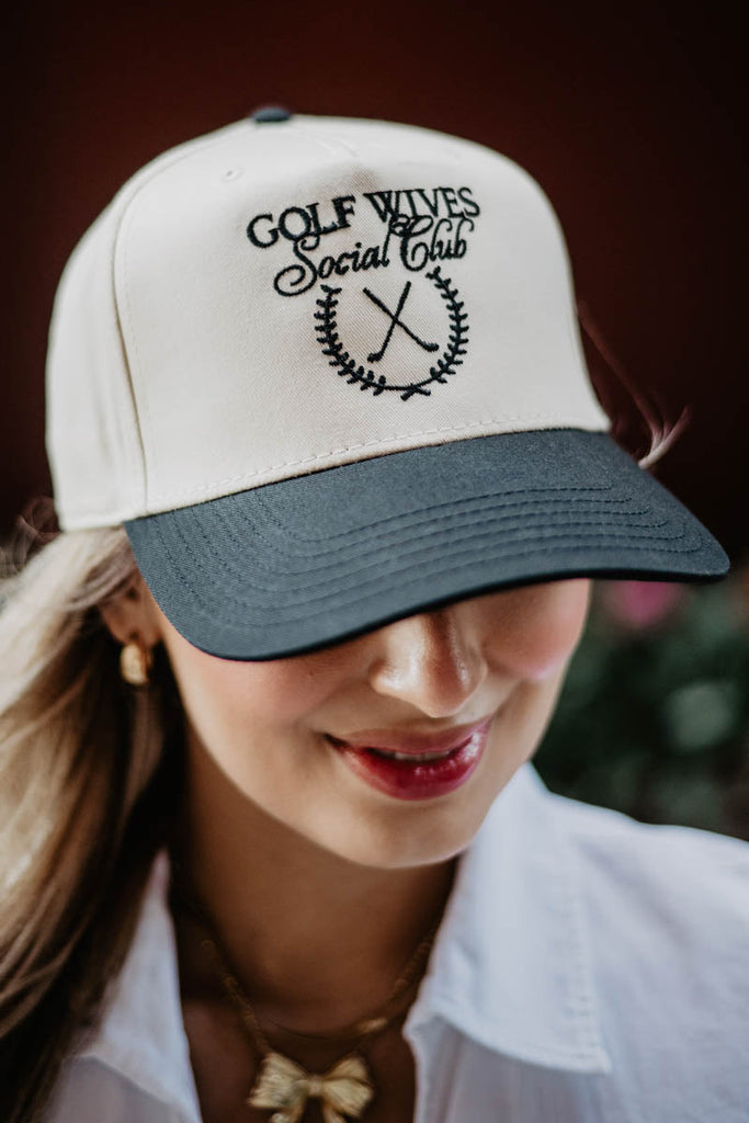GOLF WIVES SOCIAL CLUB TWO-TONED VINTAGE HAT