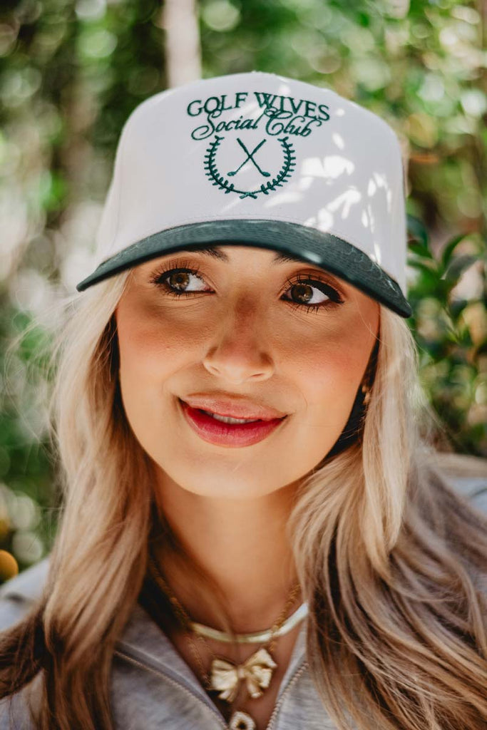 GOLF WIVES SOCIAL CLUB TWO-TONED VINTAGE HAT