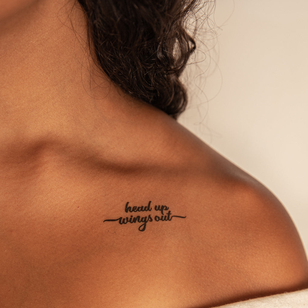 Conscious Ink Tattoo - Head Up Wings Out
