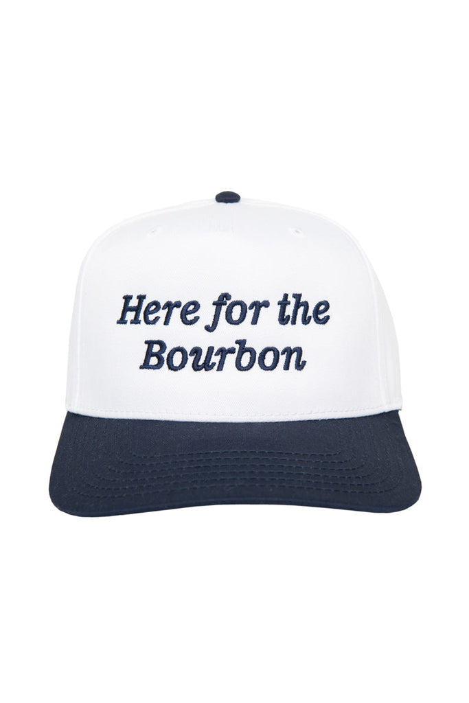 HERE FOR THE BOURBON TWO-TONED VINTAGE HAT