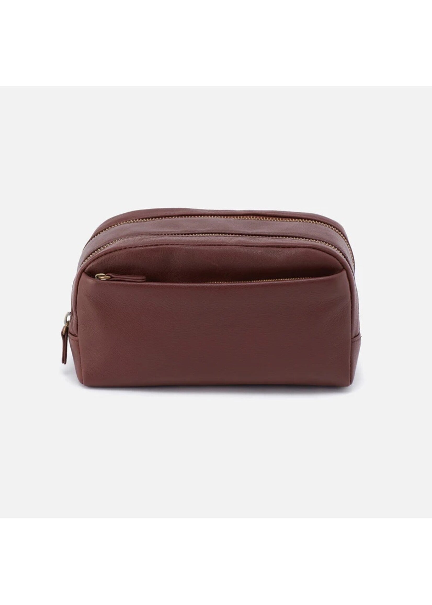 MENS TRAVEL KIT BROWN HOBO