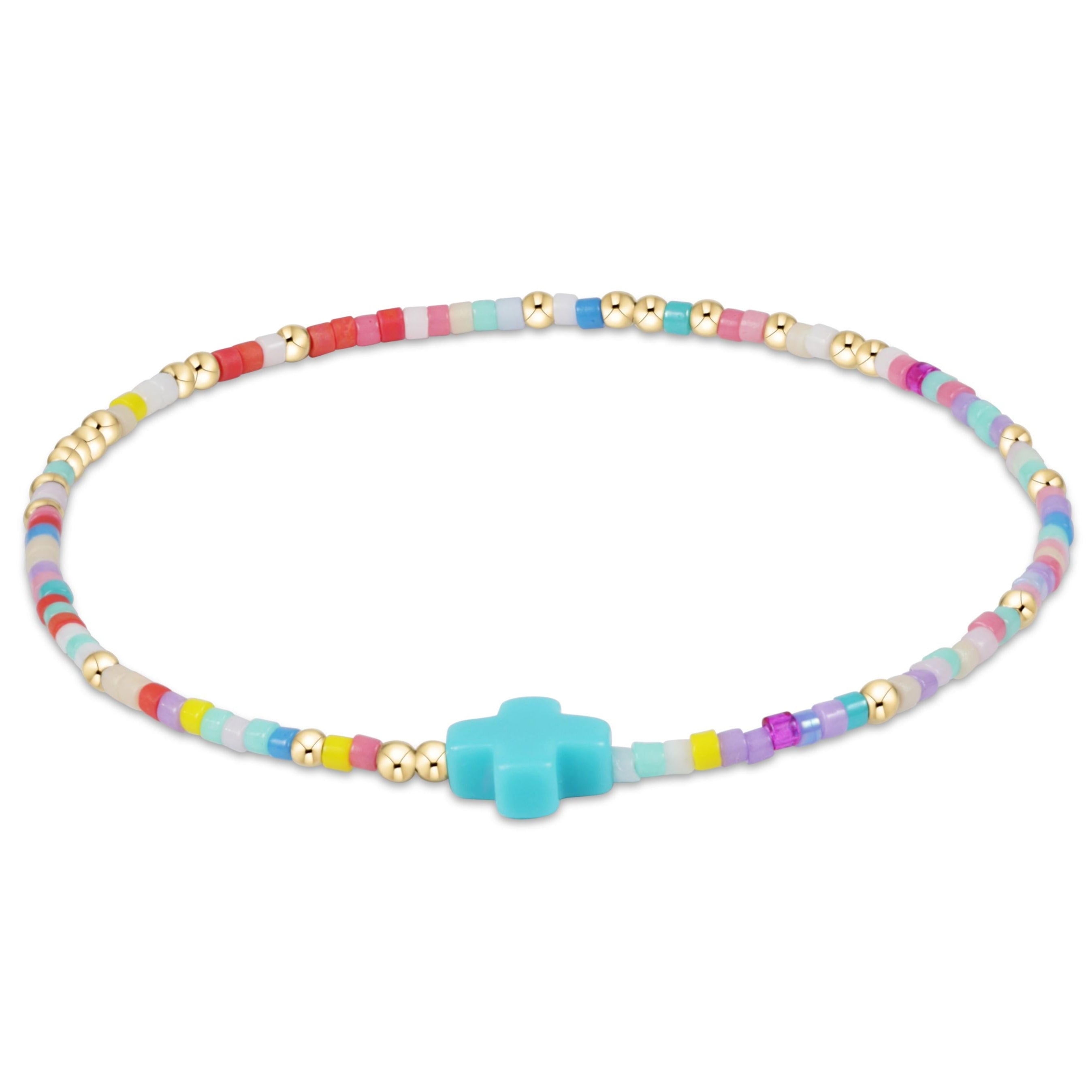 Hope Unwritten Signature Cross Bracelet - Hot Mess