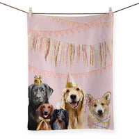 Best Friend - Party Pups Tea Towels