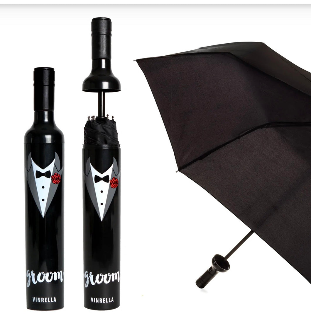 Groom Bottle Umbrella