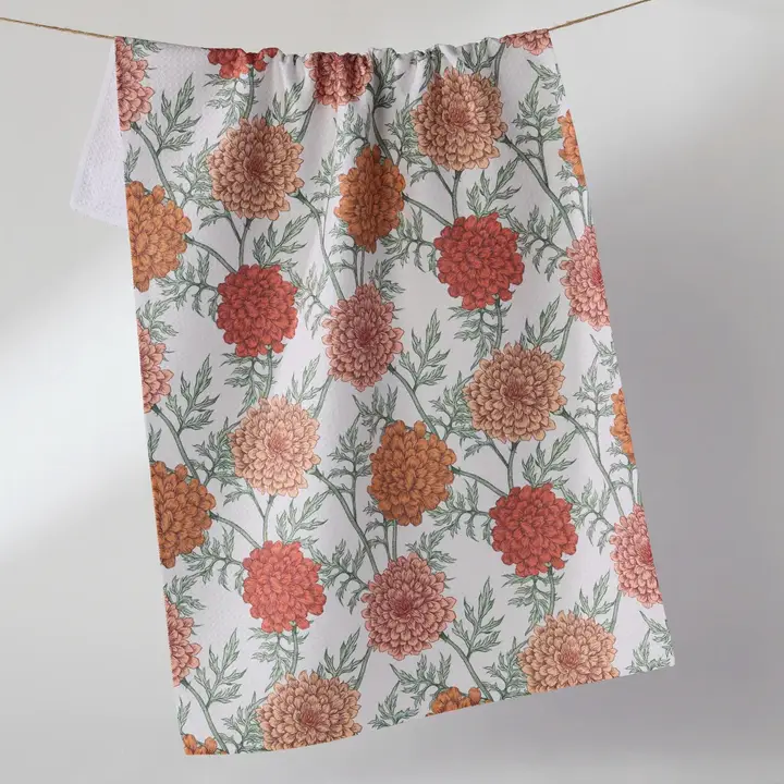 MARIGOLD MANOR TEA TOWEL