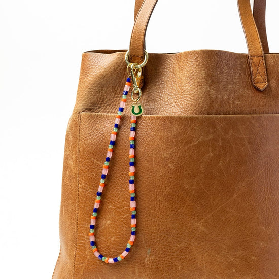 Kate Beaded Bag/Phone Chain w/ Horseshoe Charm St. Tropez