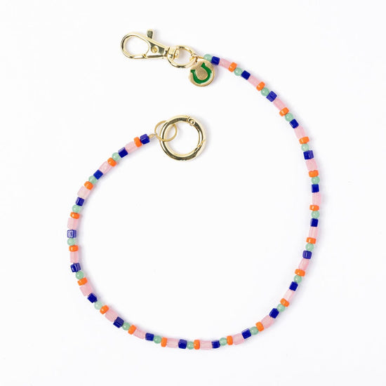 Kate Beaded Bag/Phone Chain w/ Horseshoe Charm St. Tropez