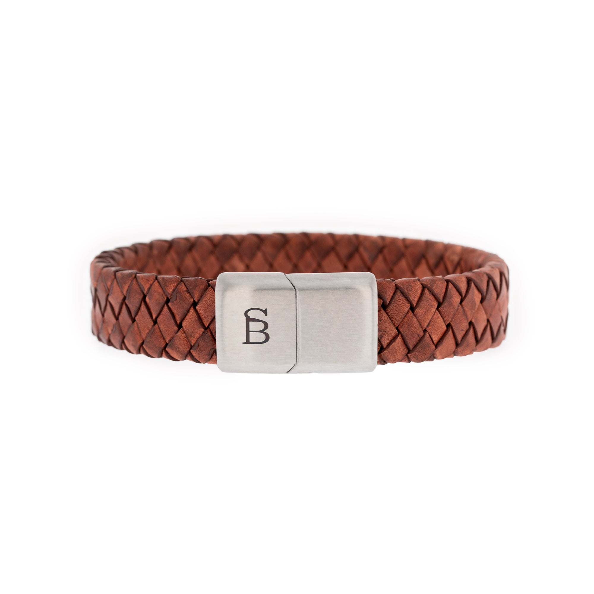 LEATHER BRACELET-PRESTON-CARAMEL-SMALL