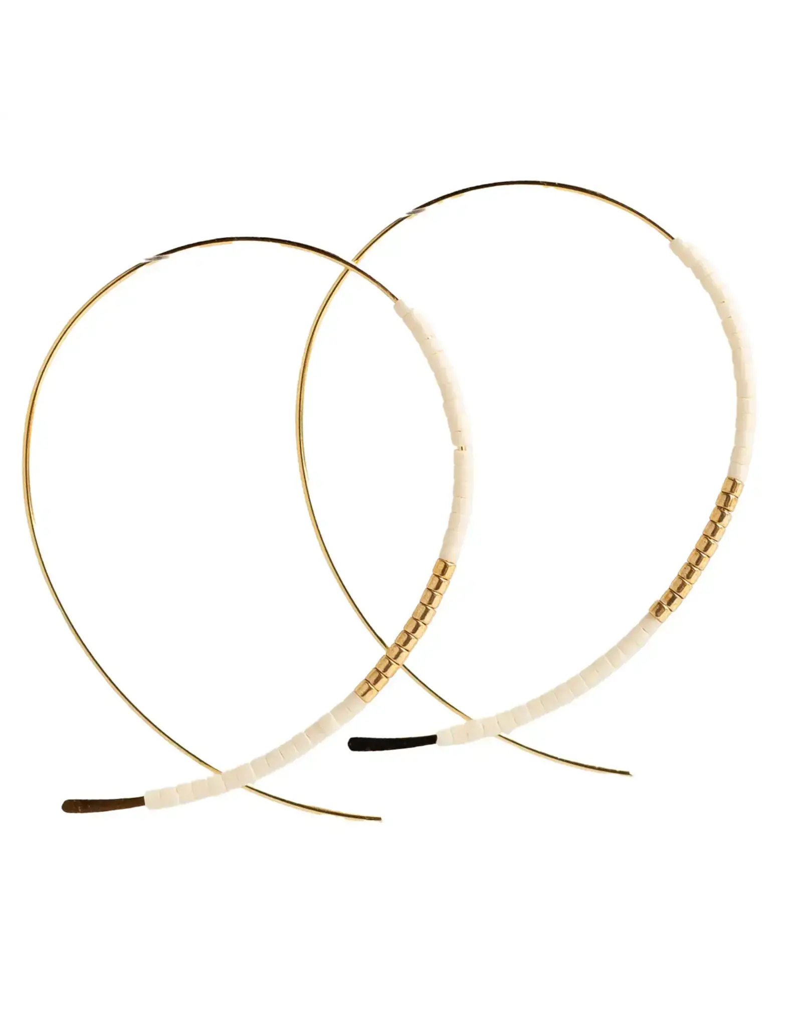 NORAH EARRINGS-WHITE