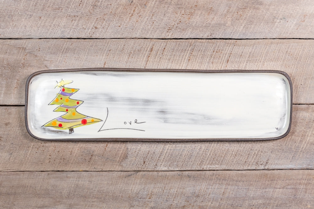 Long Rectangle Tray - Christmas