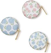 hydrnagea print tape measure pink/blue