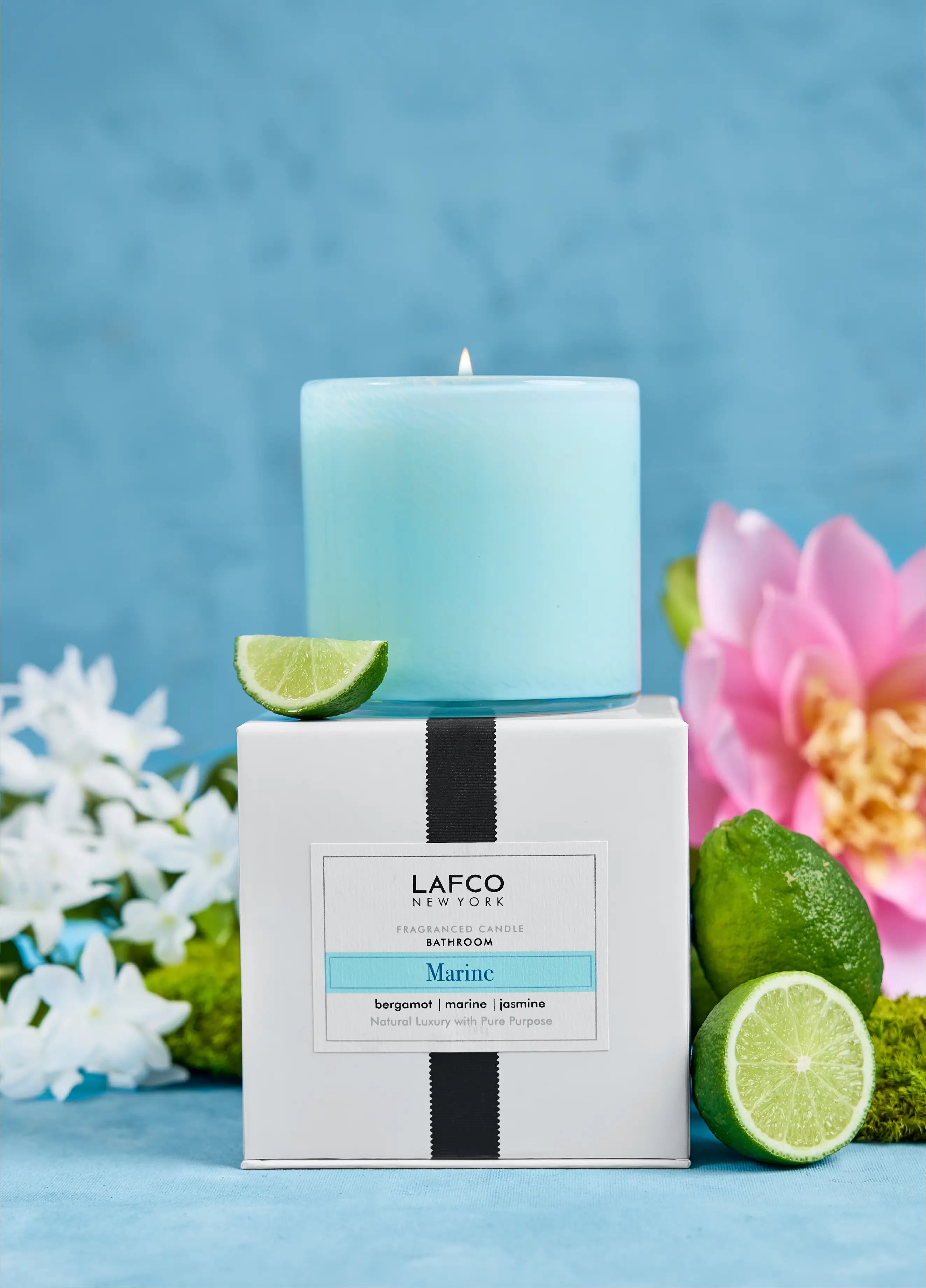 15.5 oz Bathroom Candle - Marine