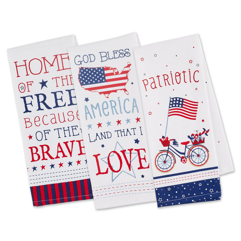 AMERICANA PRINTED DISHTOWELS