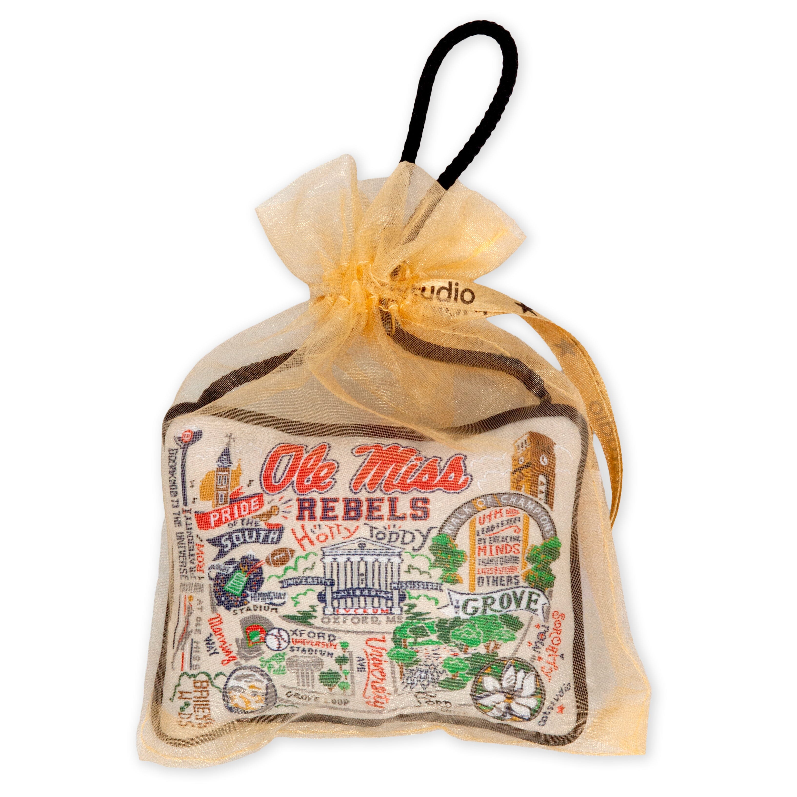 Mini Pillow Ornament - Ole Miss, University of Mississippi