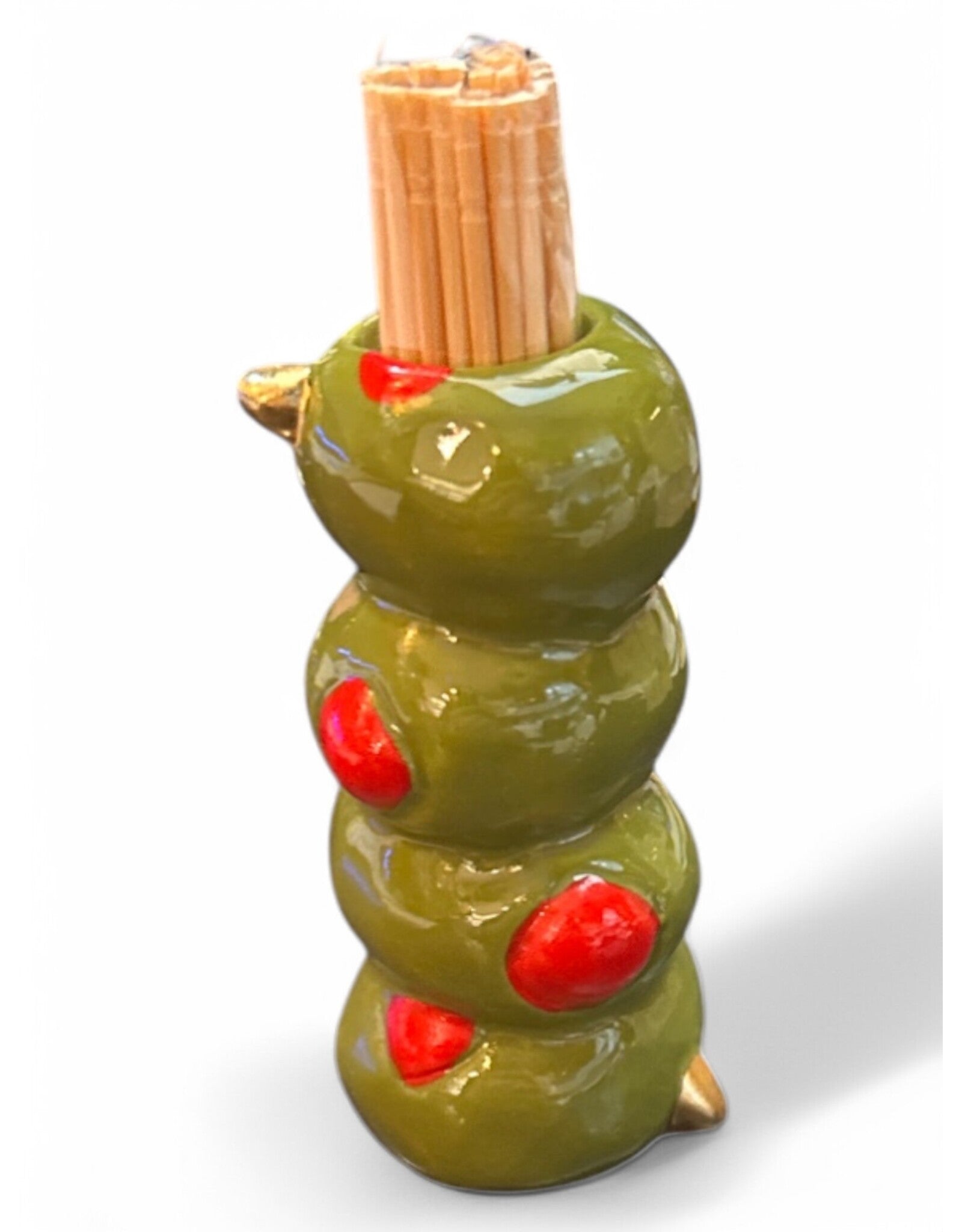 TOOTHPICK CADDY-OLIVES