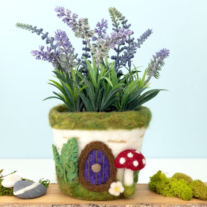 Felt Planter: Woodland Mushroom