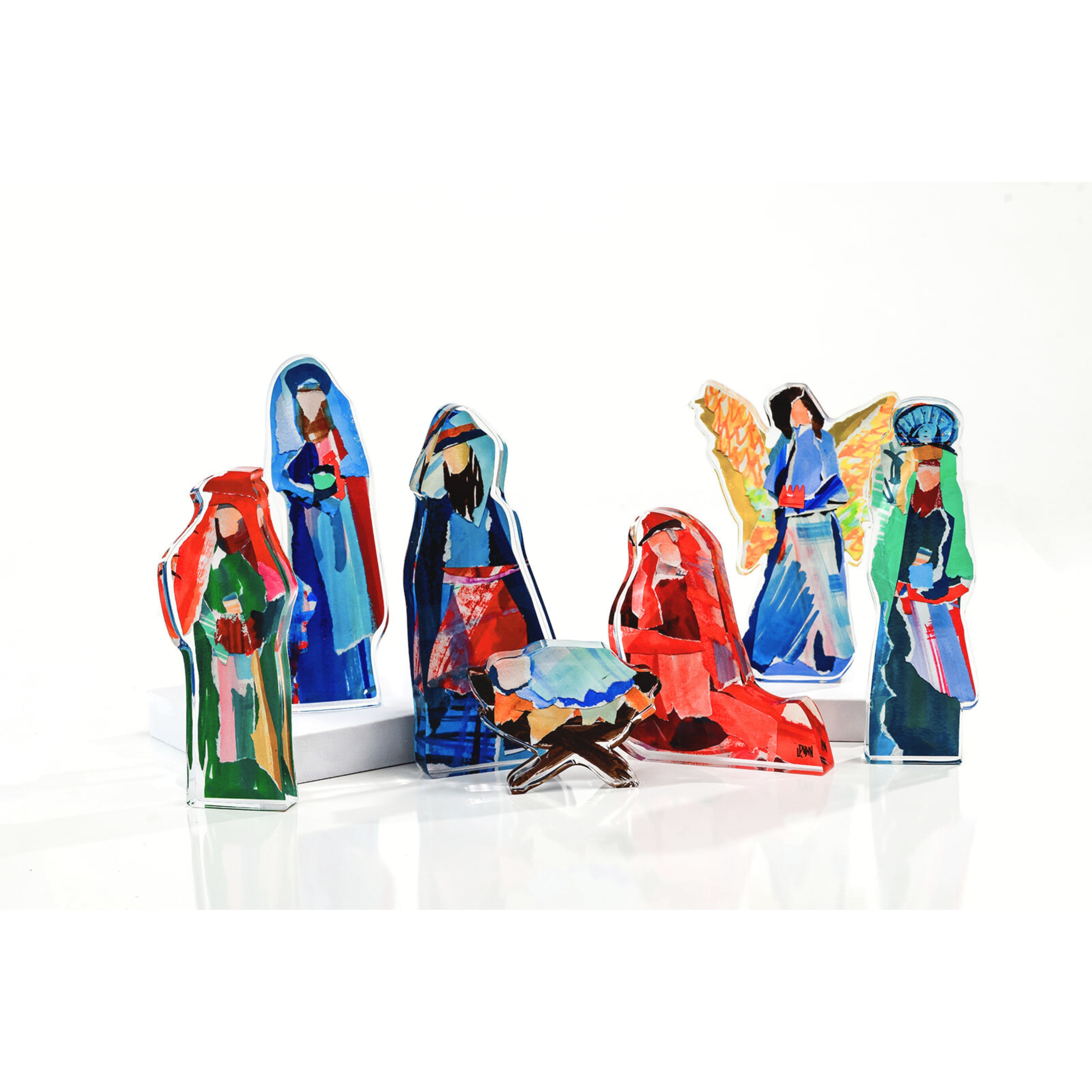 Acrylic Nativity Set - Small