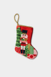 CLASSIC NUTCRACKER BAUBLE STOCKING