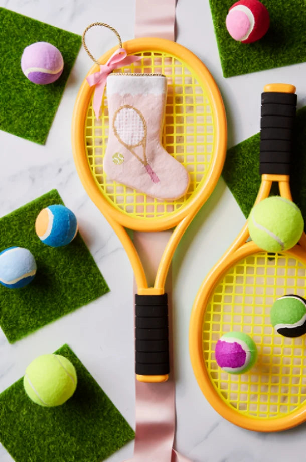 Grand Slam Tennis Racquet in Pink Bauble Stocking