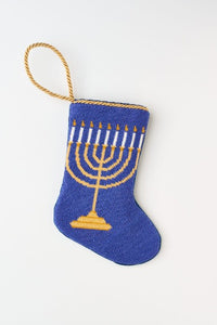LIGHT THE MENORAH BAUBLE STOCKING