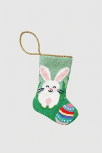 EASTER BUNNY BAUBLE STOCKING