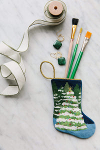 WINTER WONDERLAND BAUBLE STOCKING