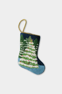 WINTER WONDERLAND BAUBLE STOCKING