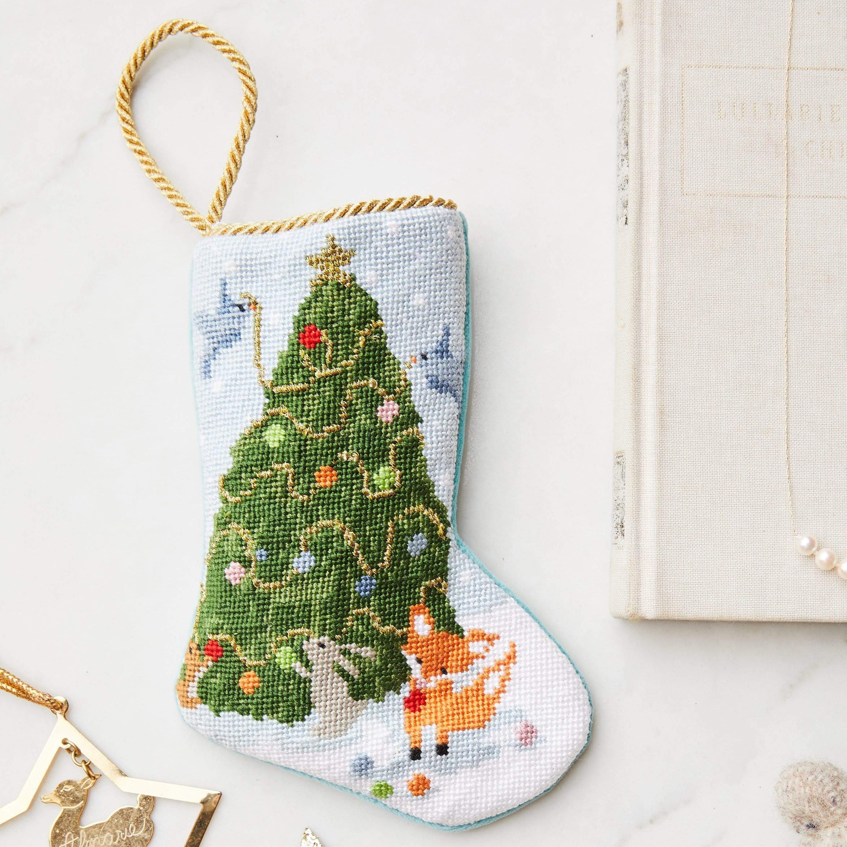 Woodland Creatures Bauble Stocking