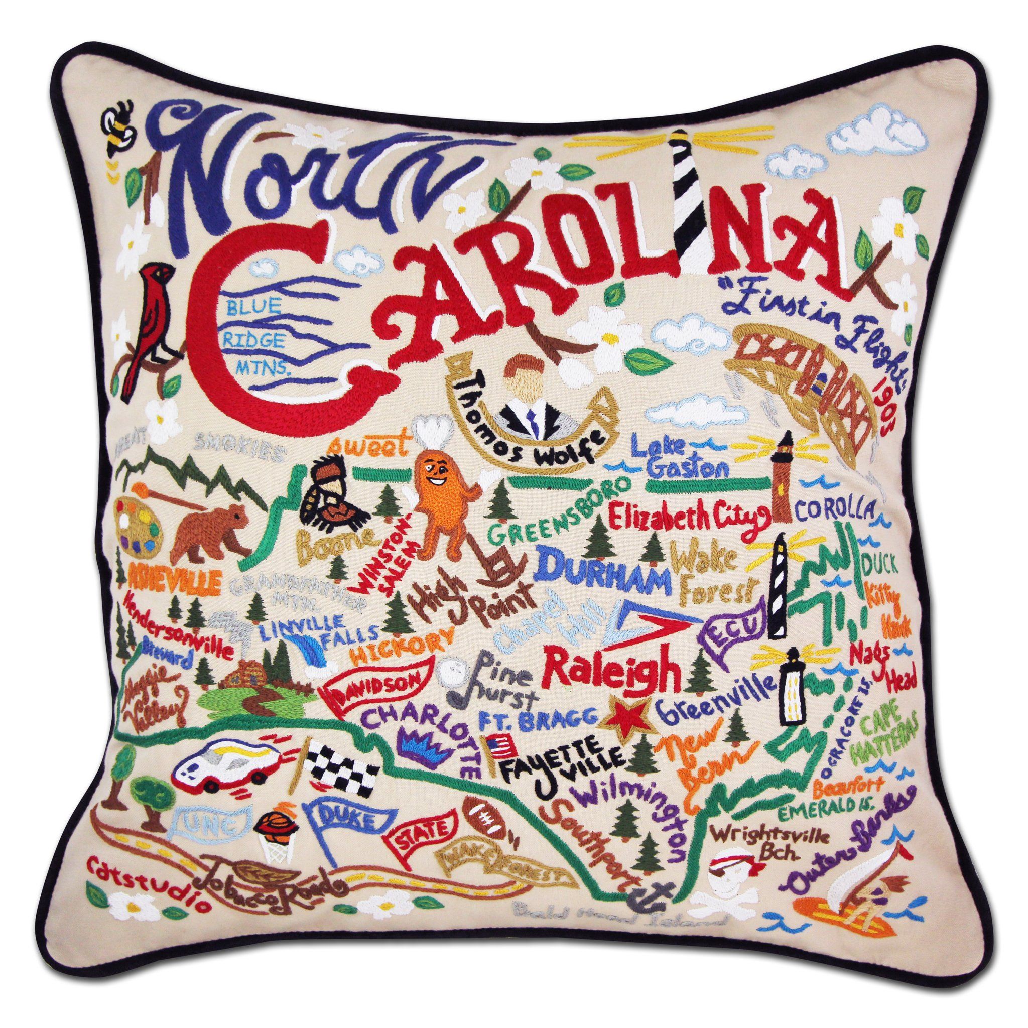North Carolina Pillow (20" x 20")