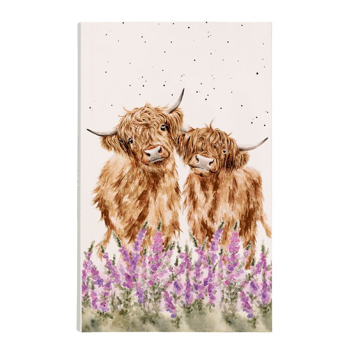 COVERED NOTE PAD-HIGHLAND COWS