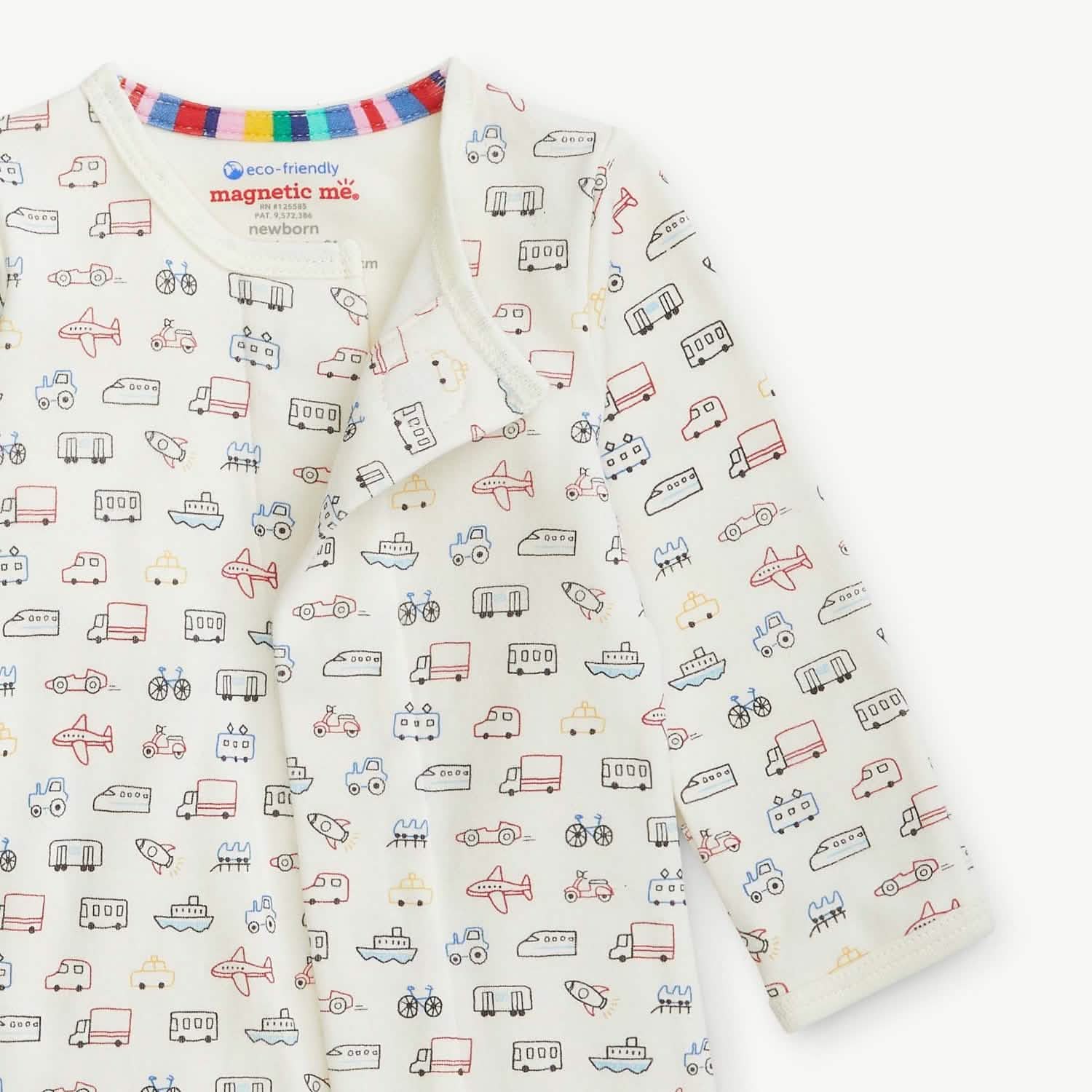 Forever Allwaves Organic Cotton Magnetic Coverall 3 - 6 Mos.