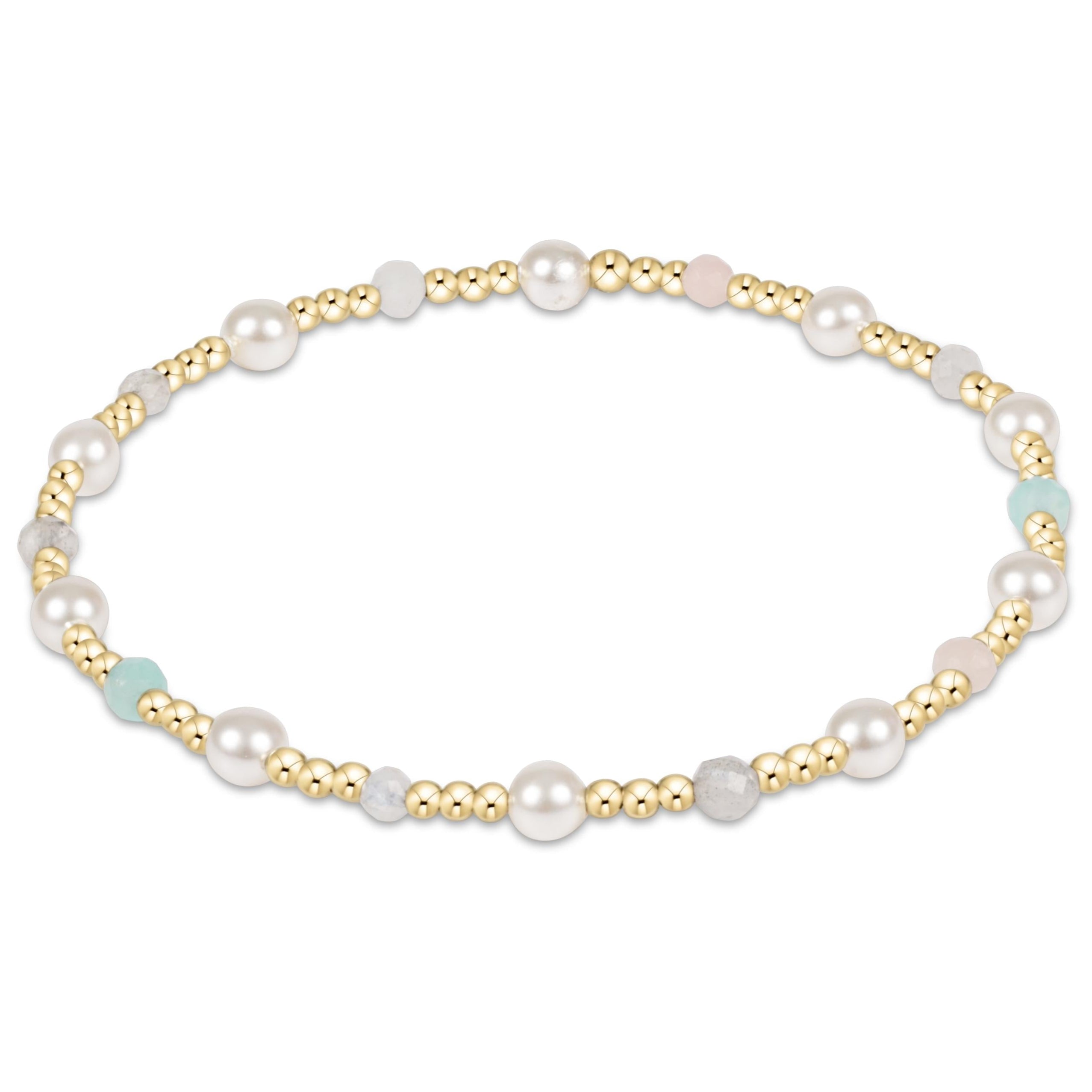 DIGNITY SINCERITY 4MM BEAD BRACELET HOT MESS
