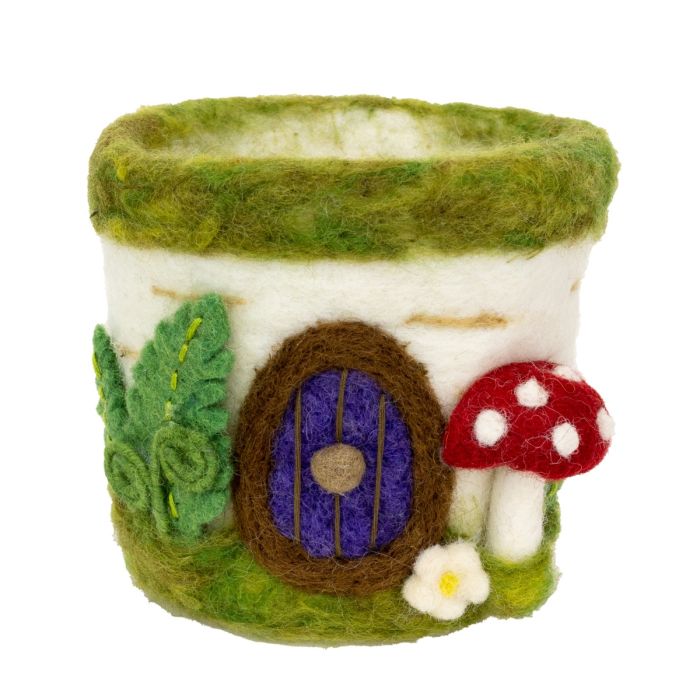 Felt Planter: Woodland Mushroom