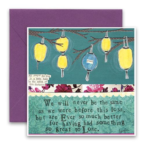 Before this Loss - Sympathy Greeting Card