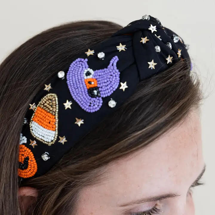 The Bella Black Halloween Headband