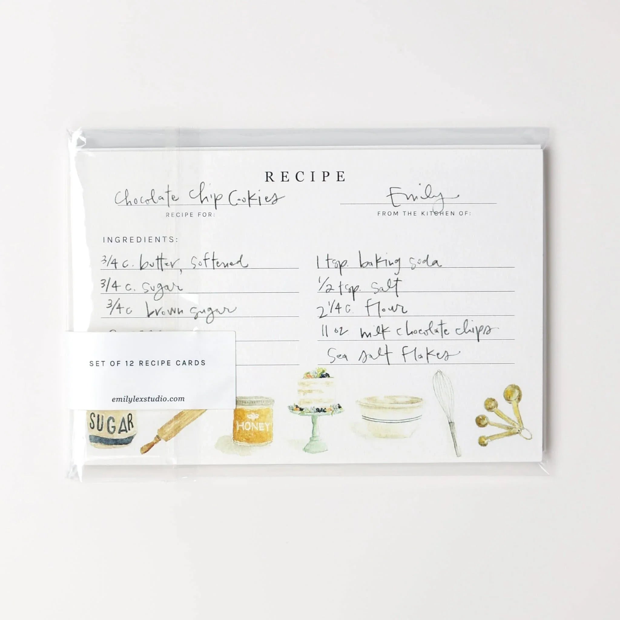 BAKING RECIPE CARDS