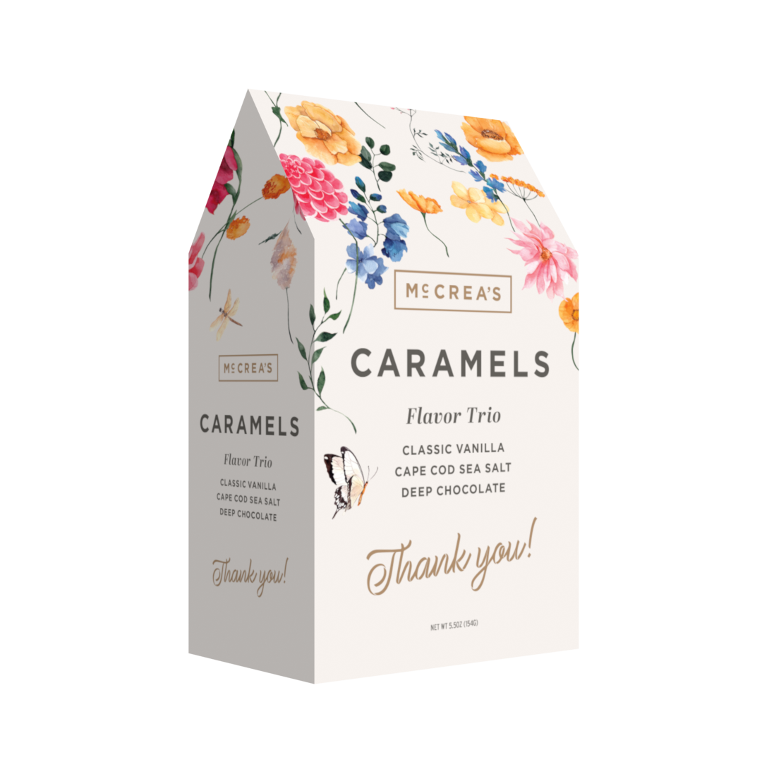 Thank You Gable Box Flavor Trio Caramels