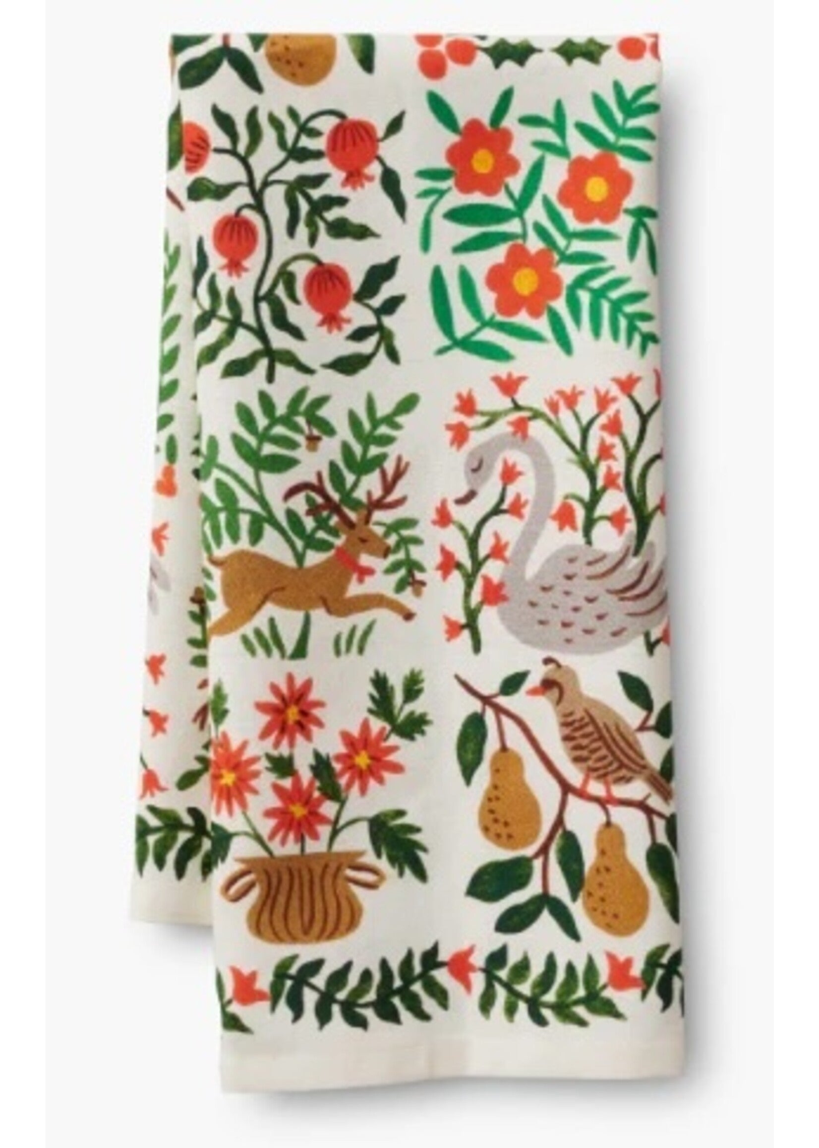 CHRISTMAS TIDE TEA TOWEL