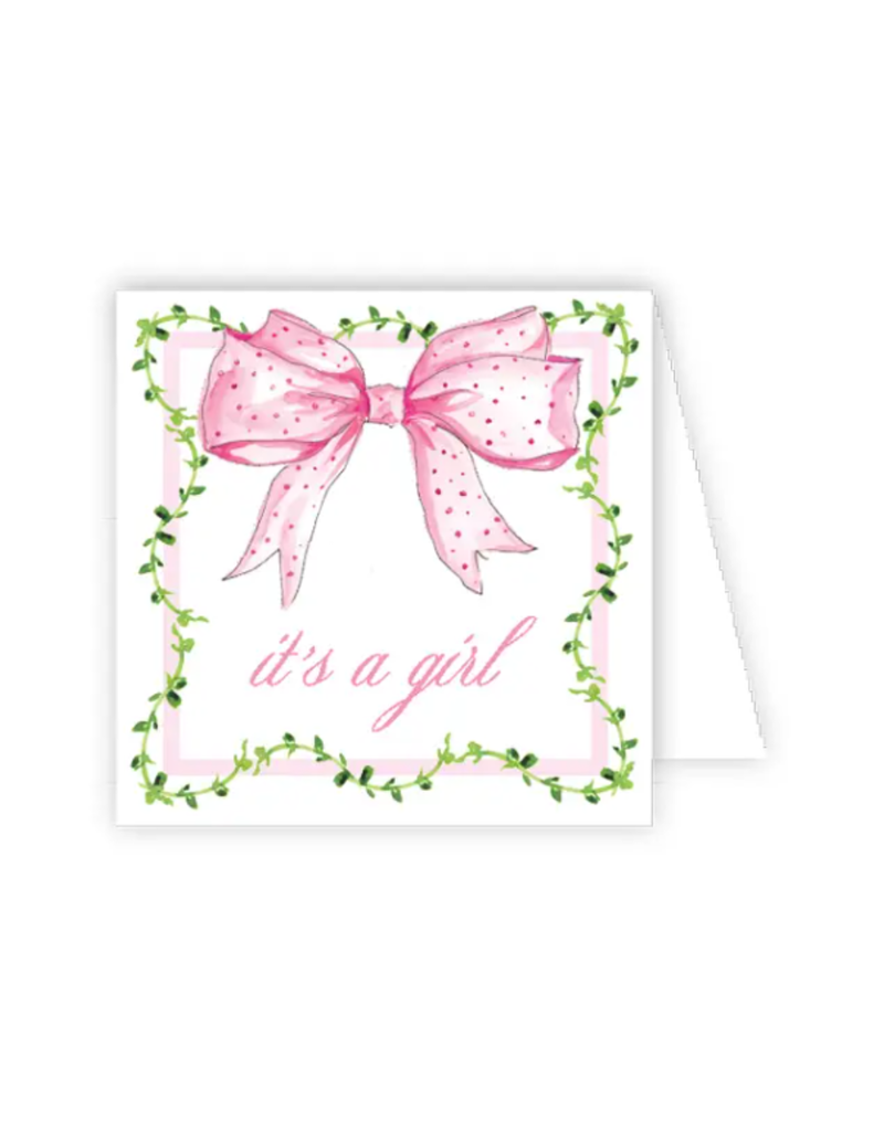 IT'S A GIRL PINK CONGRATULATIONS