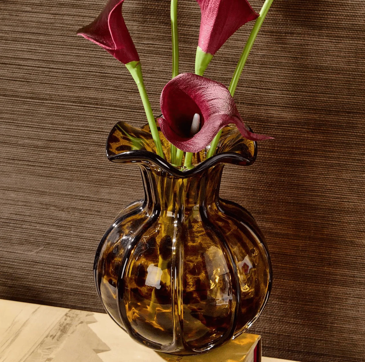 Ruffled Tortoise Vase