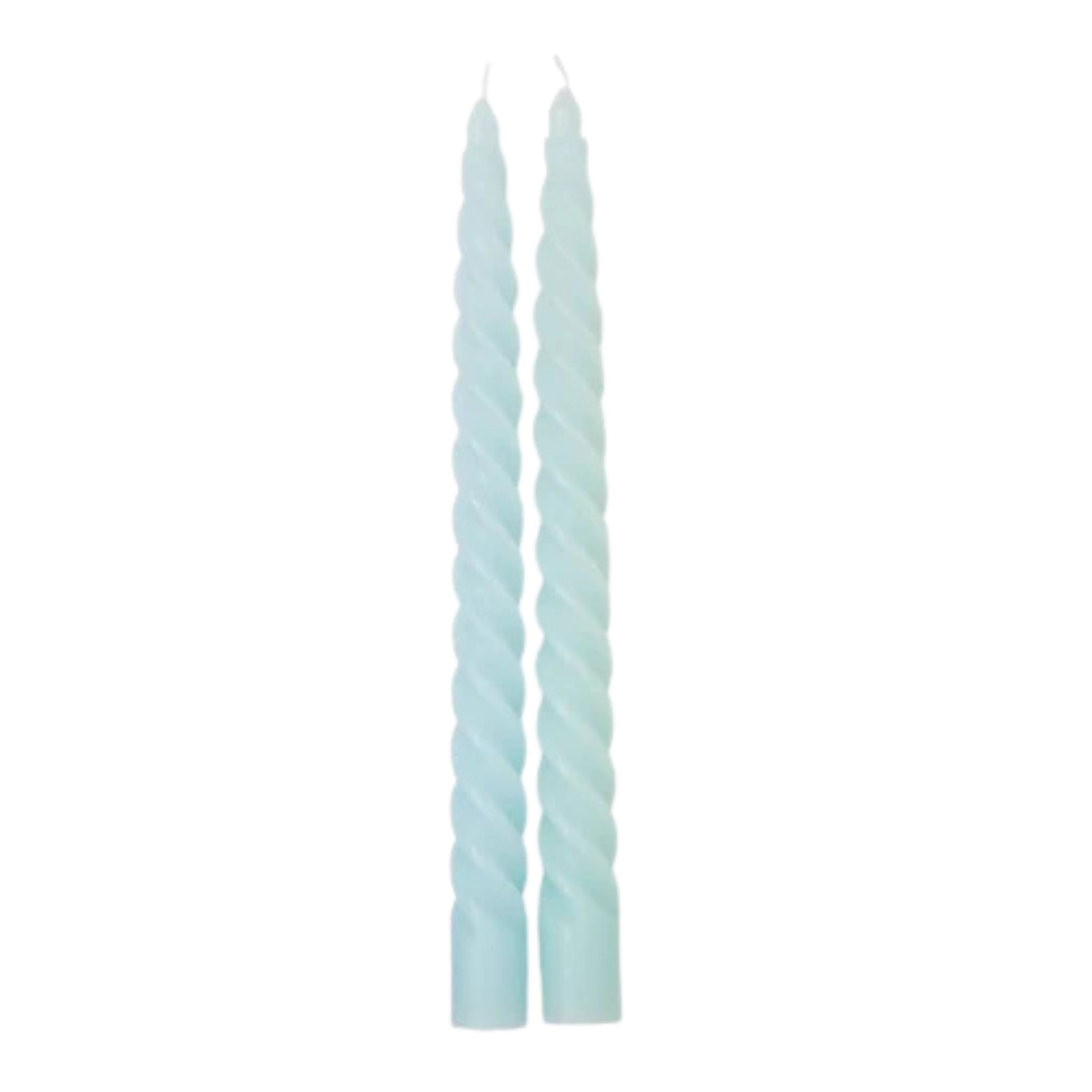 TAPER CANDLES-SET OF 2-BABY BLUE