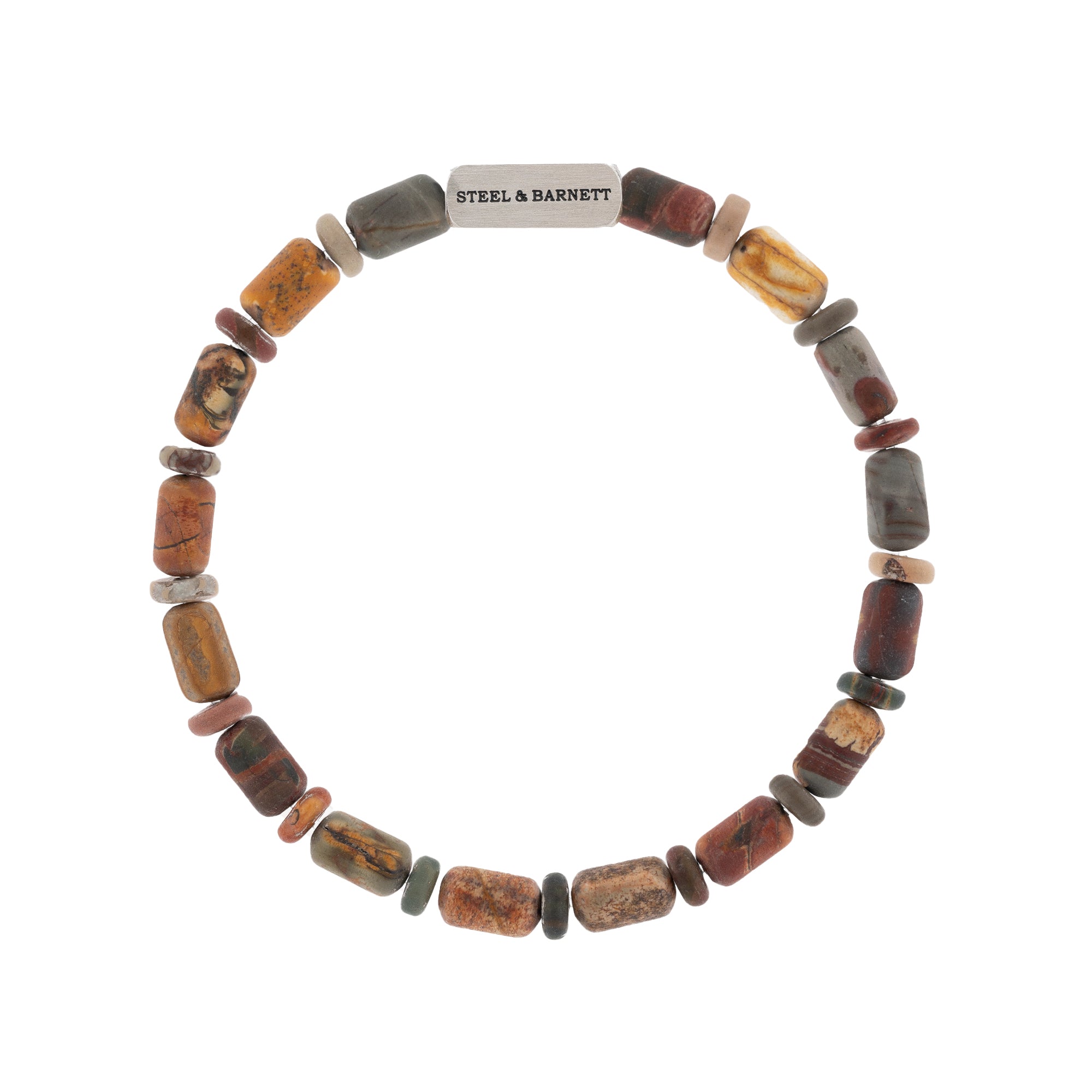 STONES BRACELET COLORFUL-MATT PINE-LARGE