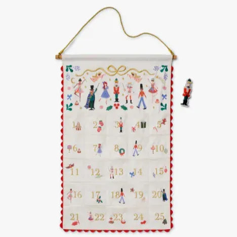 NUTCRACKER HANGING ADVENT CALENDAR-RIFLE