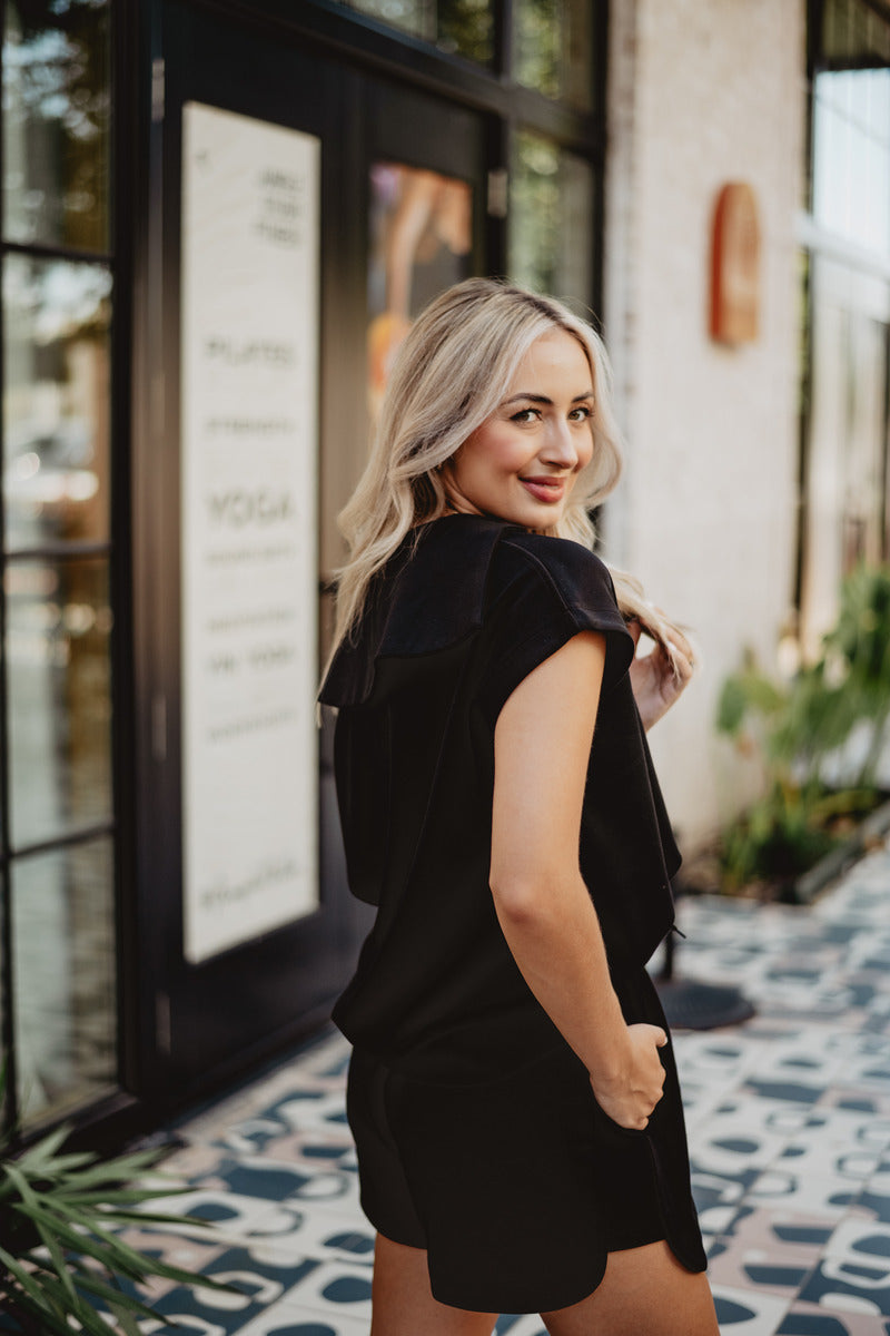 BLACK SCUBA PANTS SET-MEDIUM